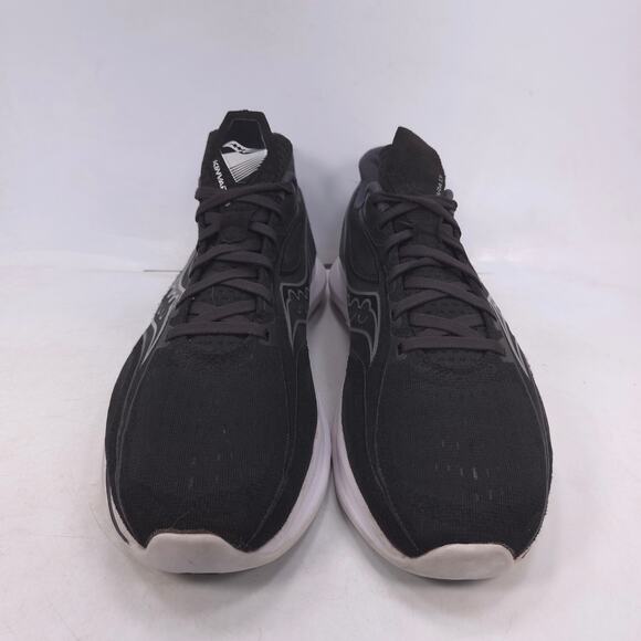 Saucony Kinvara 13 Athletic Lace Up Shoe Mens Size 11 S20723-05 Black White - Picture 2 of 10